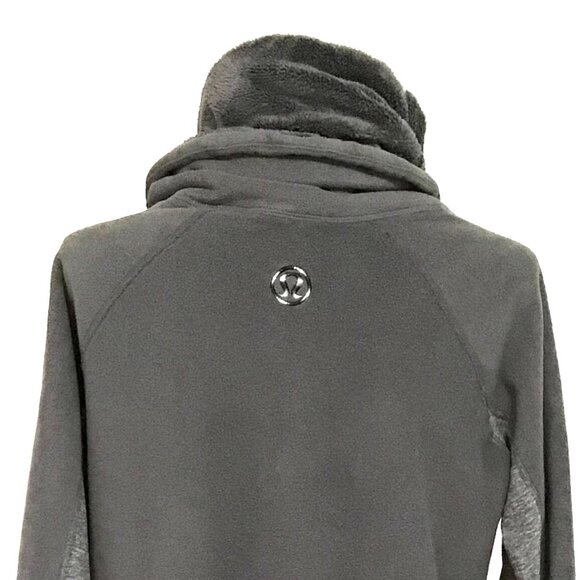 Lululemon Don’t Hurry Be Happy Pullover Coal / Heathered Coal Size 6 - Picture 5 of 14